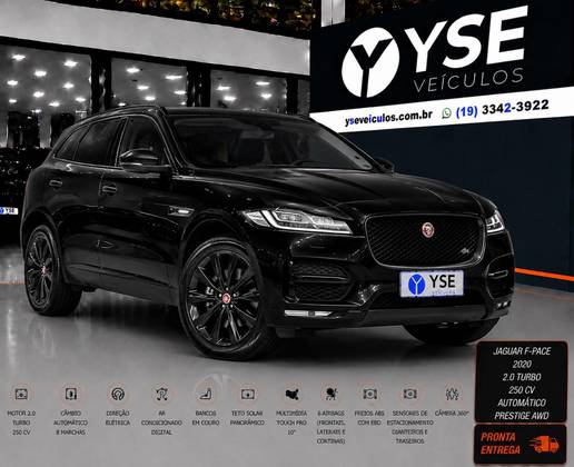 JAGUAR F-PACE 2.0 16V TURBO DIESEL PRESTIGE AWD 4P AUTOMÁTICO JAGUAR F-PACE 2.0 16V TURBO DIESEL PRESTIGE AWD 4P AUTOMÁTICO